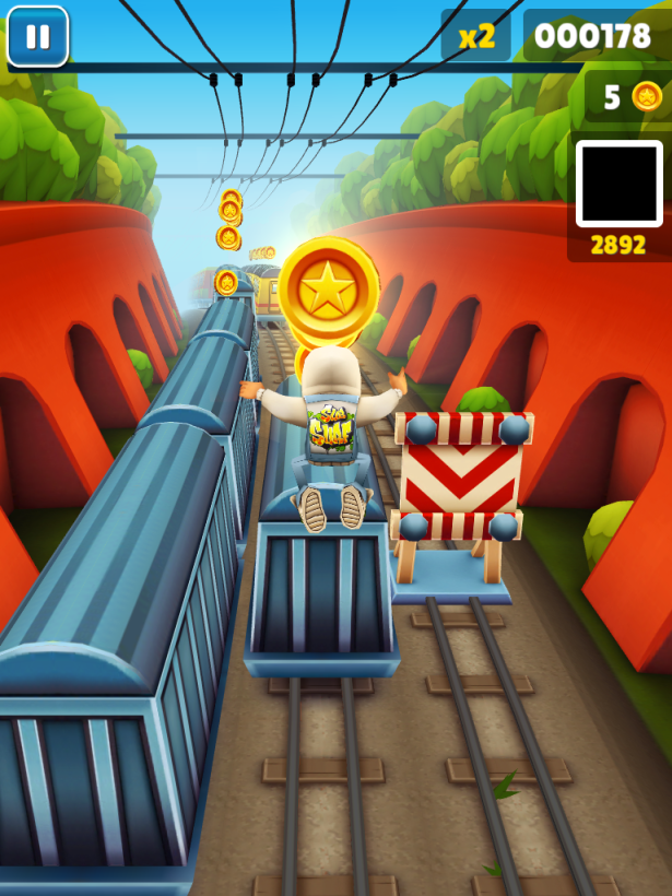 Novos desafios com Subway surfers